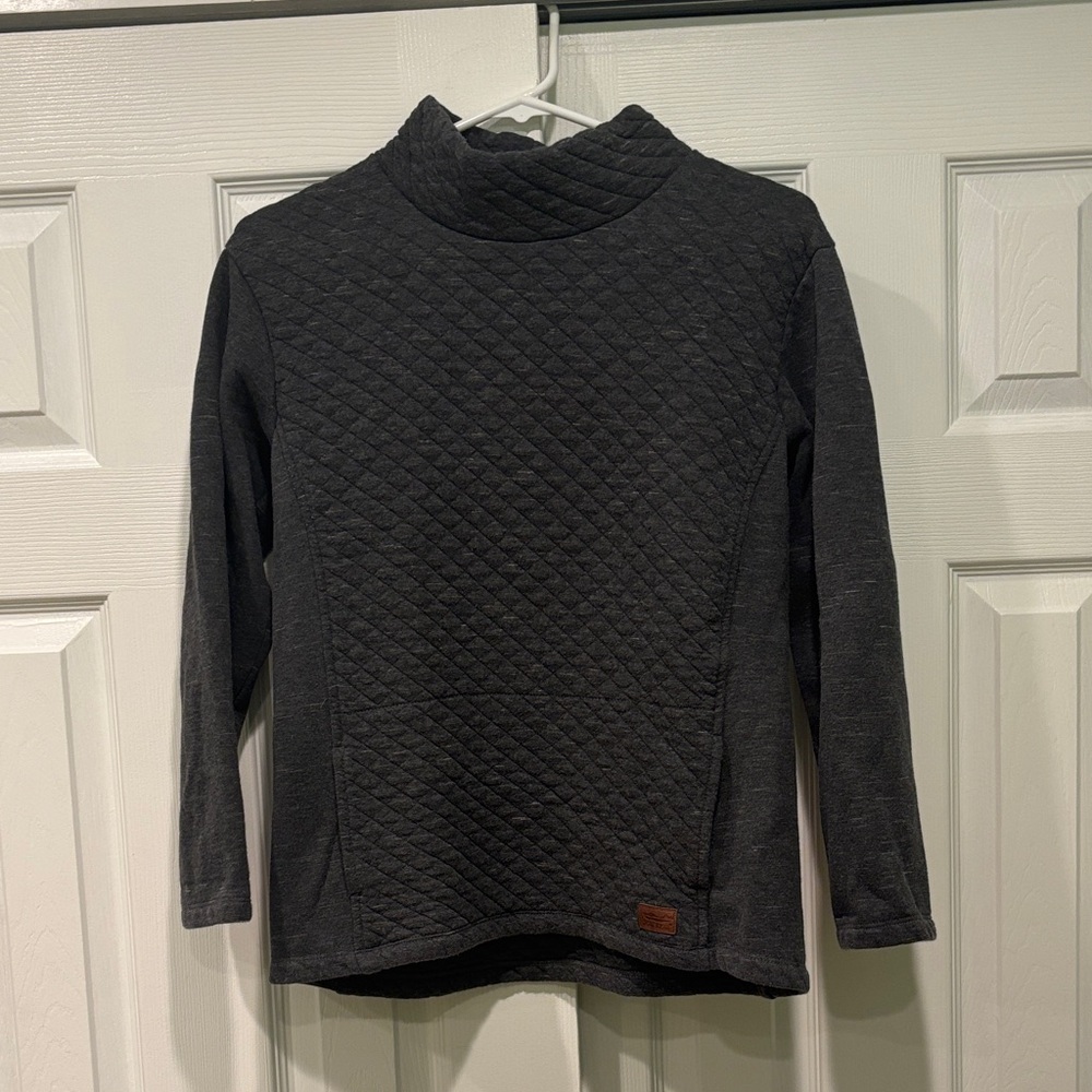 L.L. Bean Women’s Grey Quilted Pullover Size XS